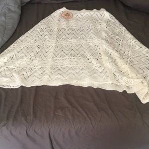Woven poncho